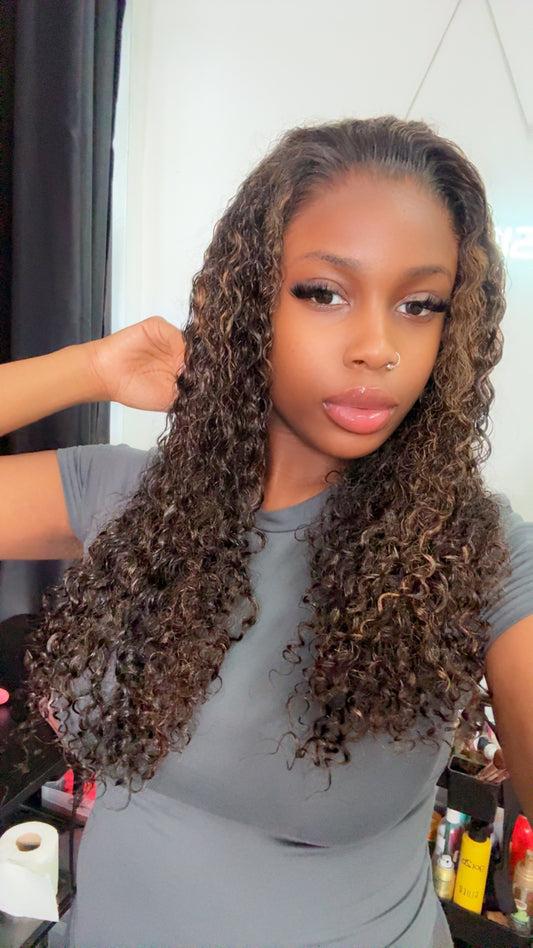 BURMESE CURLY 13 X 6 HD FULL LACE FRONTAL WIG